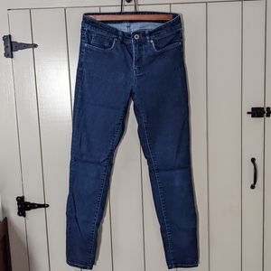 L.L.Bean Signature Denim Blue Jeans Mid Rise Skinny 4